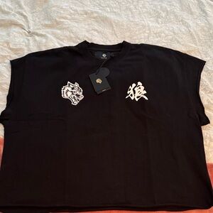 Wolves darc sport cropped grunge shirt